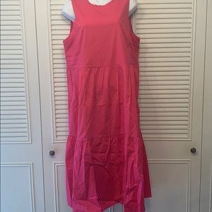 J.Crew Sleeveless tiered dress